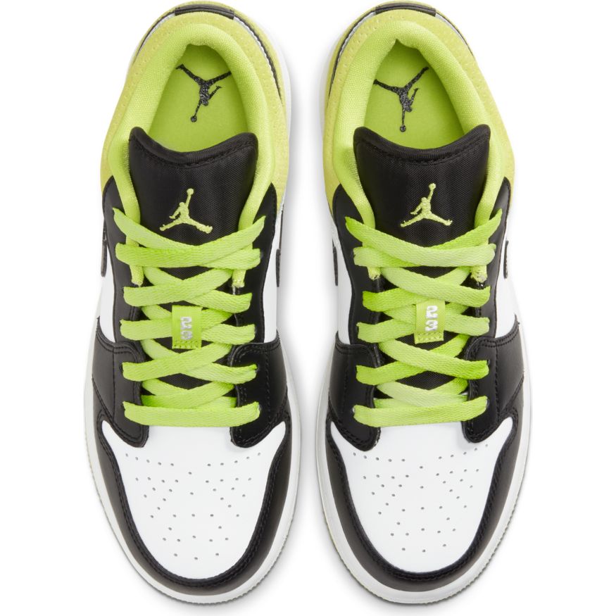 Big Kids' Air Jordan 1 Low SE "Black Cyber"