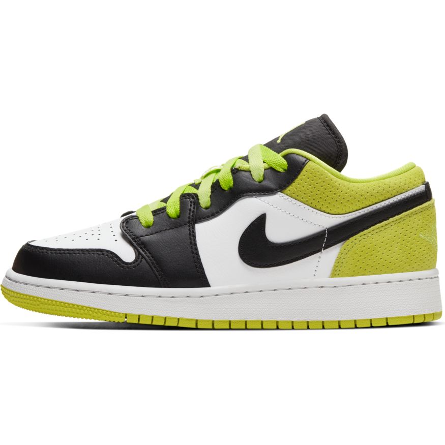 Big Kids' Air Jordan 1 Low SE "Black Cyber"