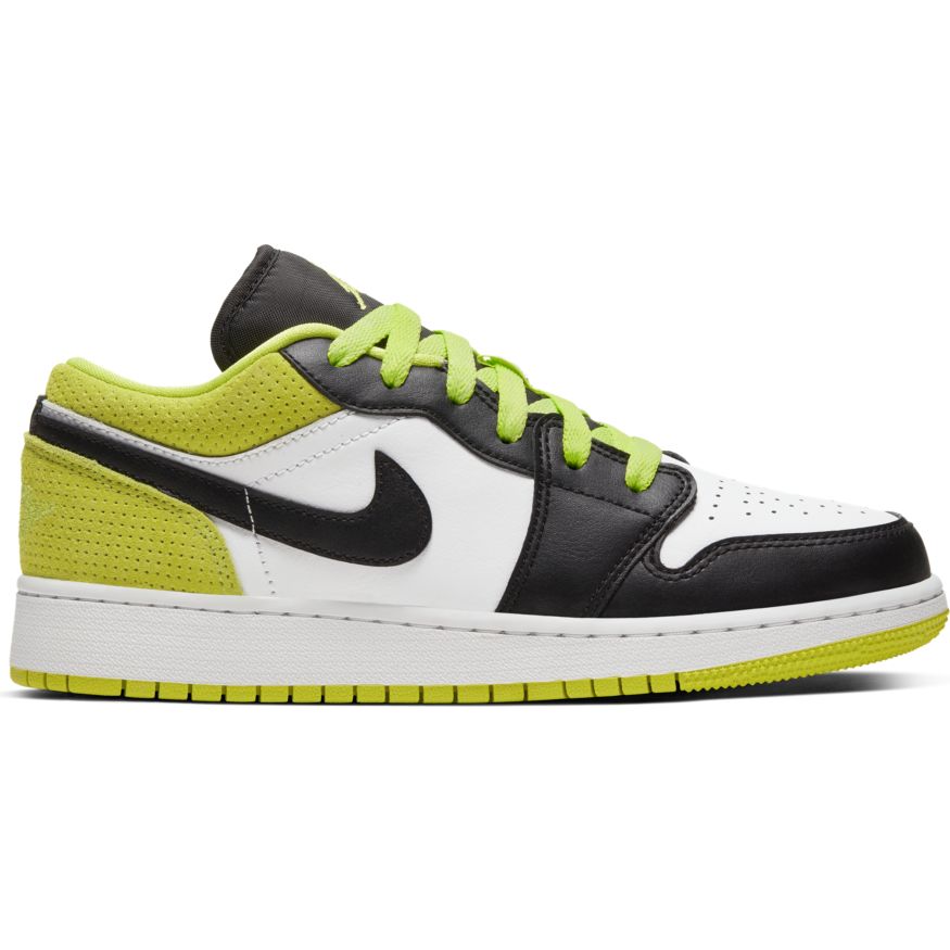 Big Kids' Air Jordan 1 Low SE "Black Cyber"