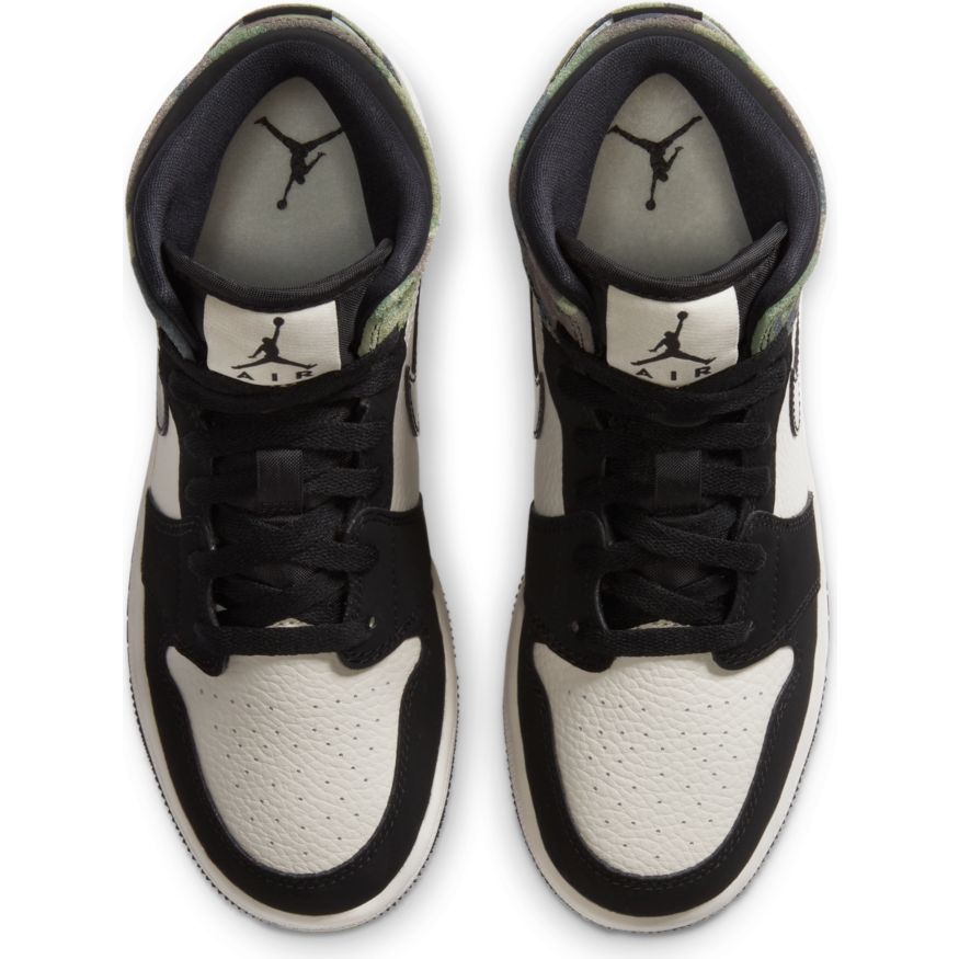 Big Kids' Air Jordan 1 Mid SE "Camo"