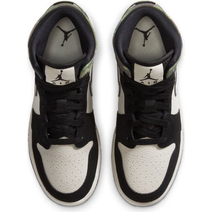 Big Kids' Air Jordan 1 Mid SE "Camo"