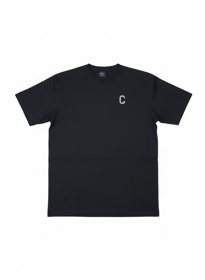 Men's The Closet Inc. Plain T-Shirt (Black-Wht Logo)