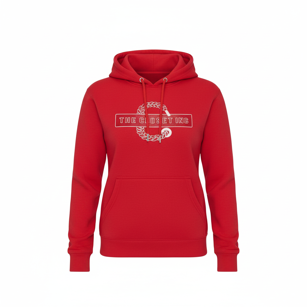 The Closet Inc Women's Fleece Pull Over “ Red