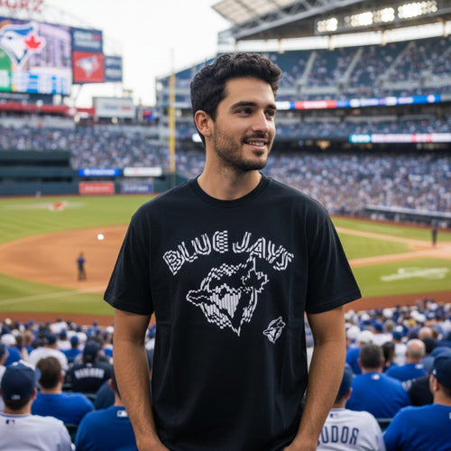 Men's Mitchell and Ness Toronto Blue Jays Puffed Tee