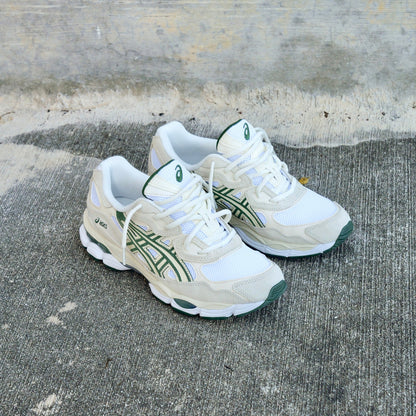Mens Asics Gel-NYC (Ivory/Forest Night)