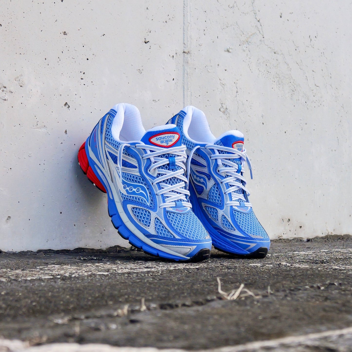 Mens Saucony ProGrid Guide 7 (Blue/Silver)