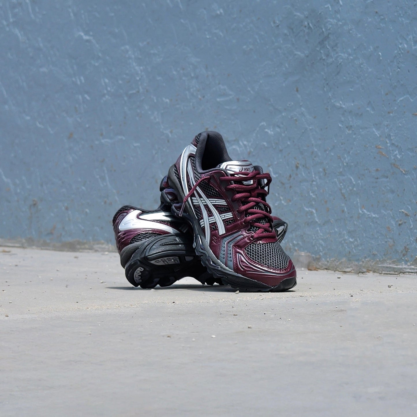 Mens Asics Gel-Kayano 14 (Obsidian Grey/Pure Silver)