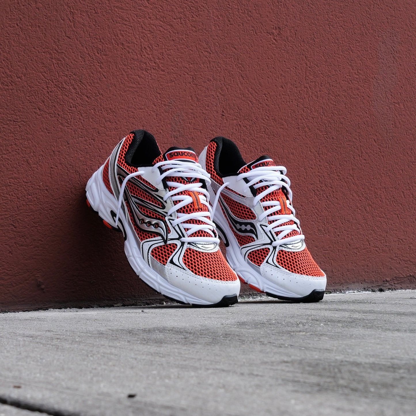 Mens Saucony Ride Millennium (Orange/Silver)