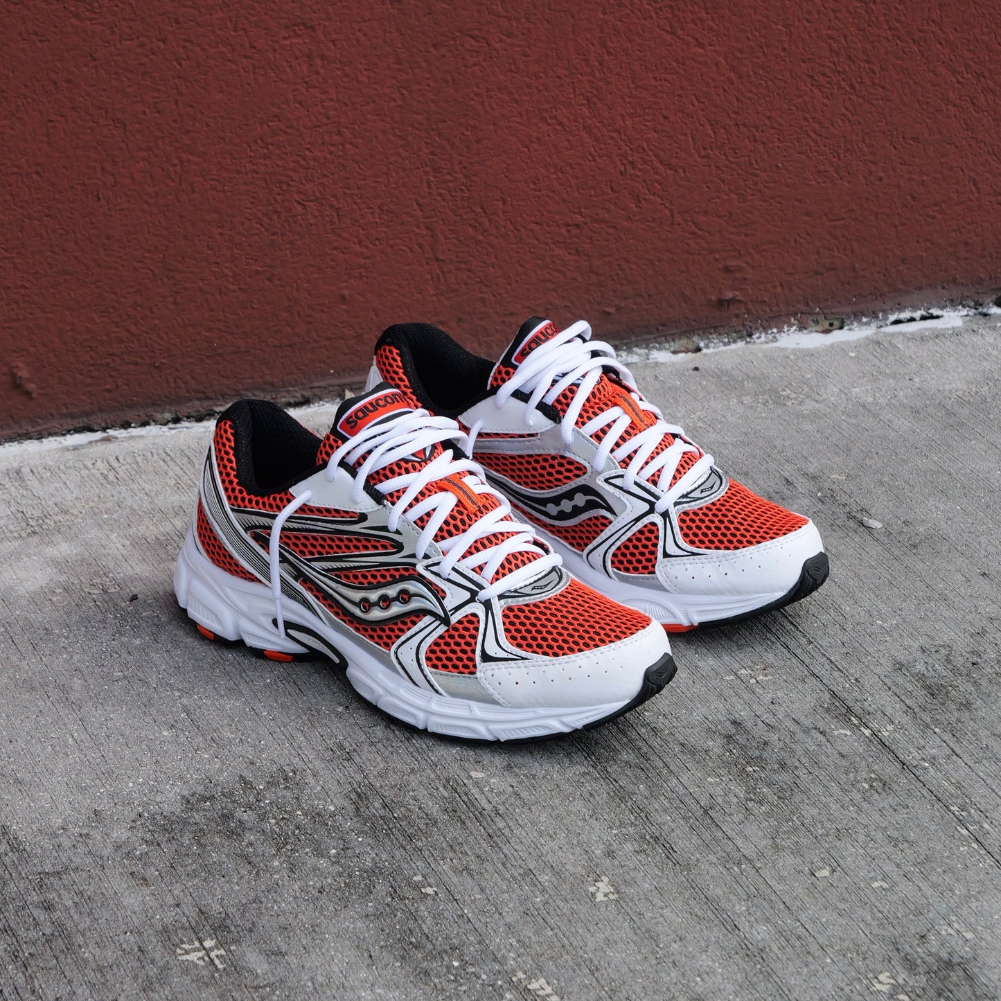 Mens Saucony Ride Millennium (Orange/Silver)