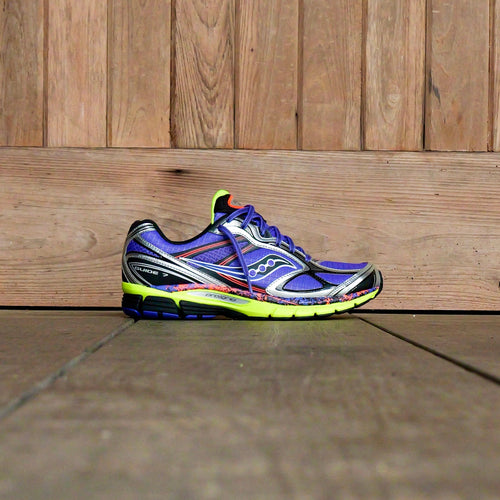 Mens Saucony ProGrid Guide 7 (Purple/Citron)