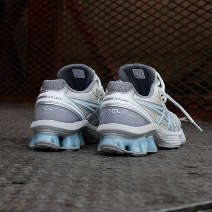 Mens Asics x EMMI Gel-Kinetic Fluent (Cream/Soft Sky)