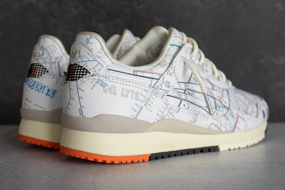 Mens Asics Gel-Lyte 3 TOKYO Subway Pack (White/Peacoat)