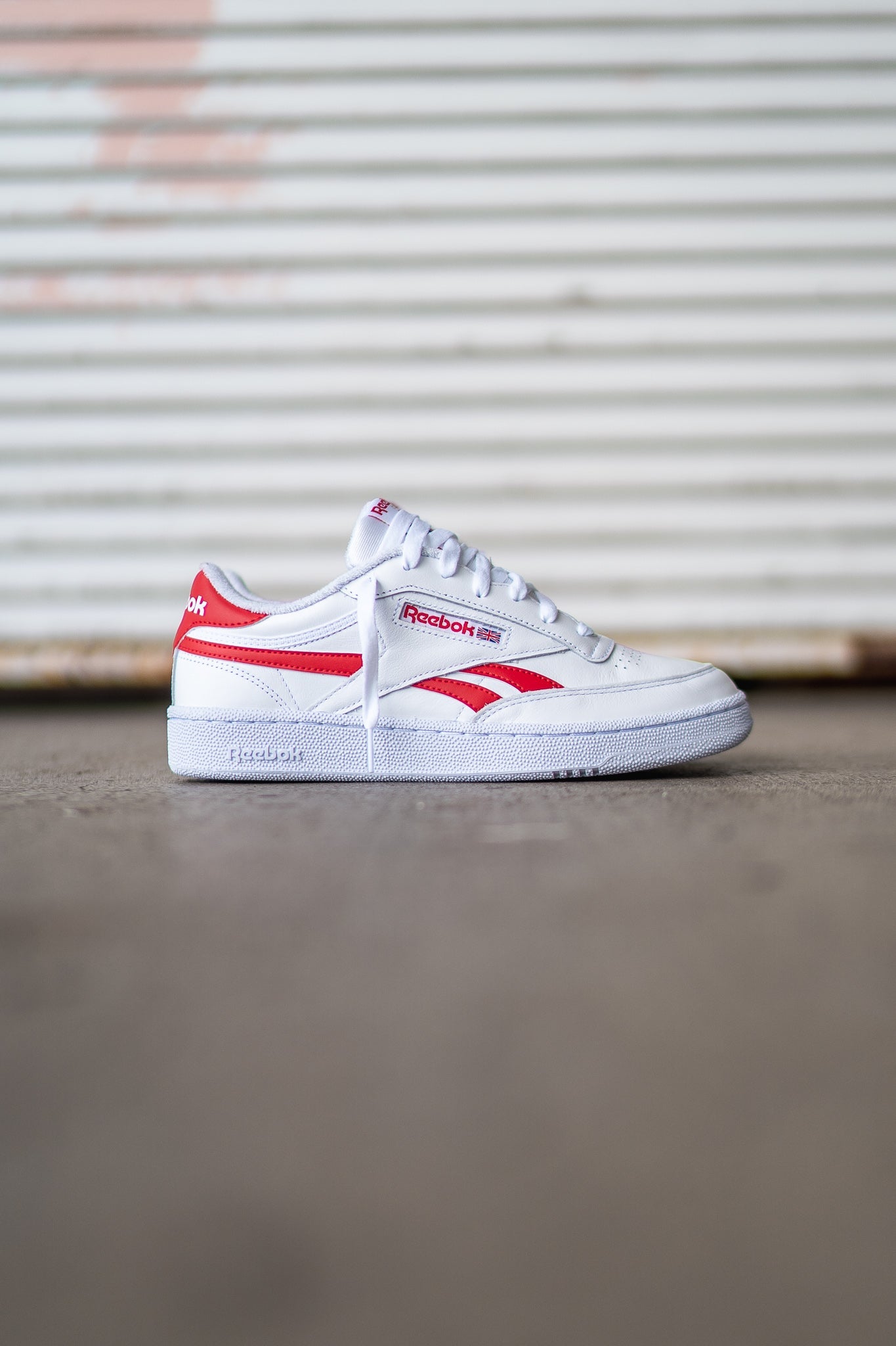 Reebok Club C Revenge (White/Vector Red)