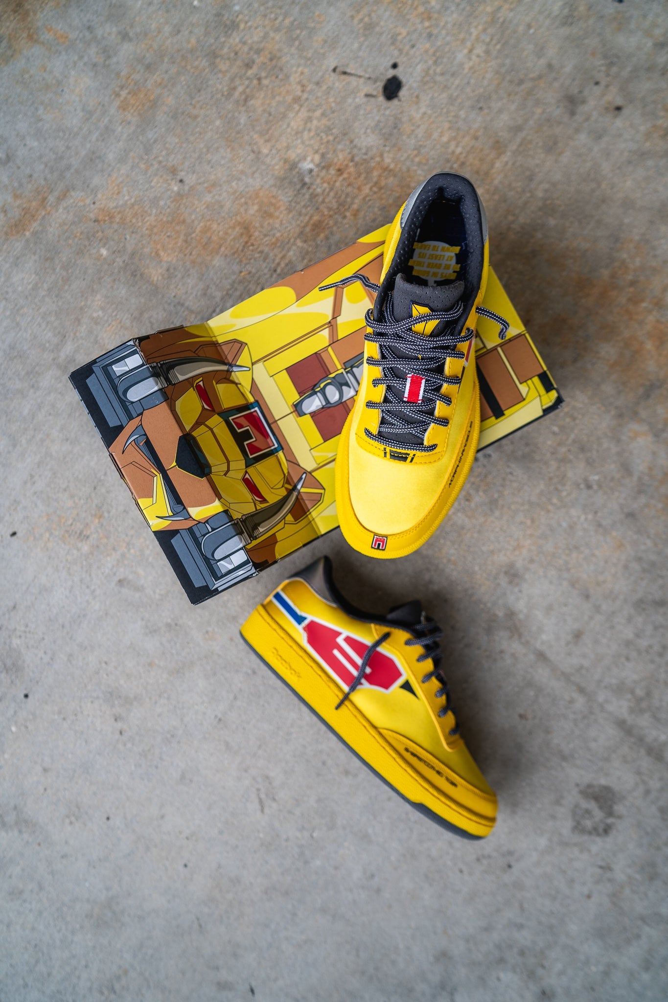 Reebok Power Rangers Club C (Bold Yellow)