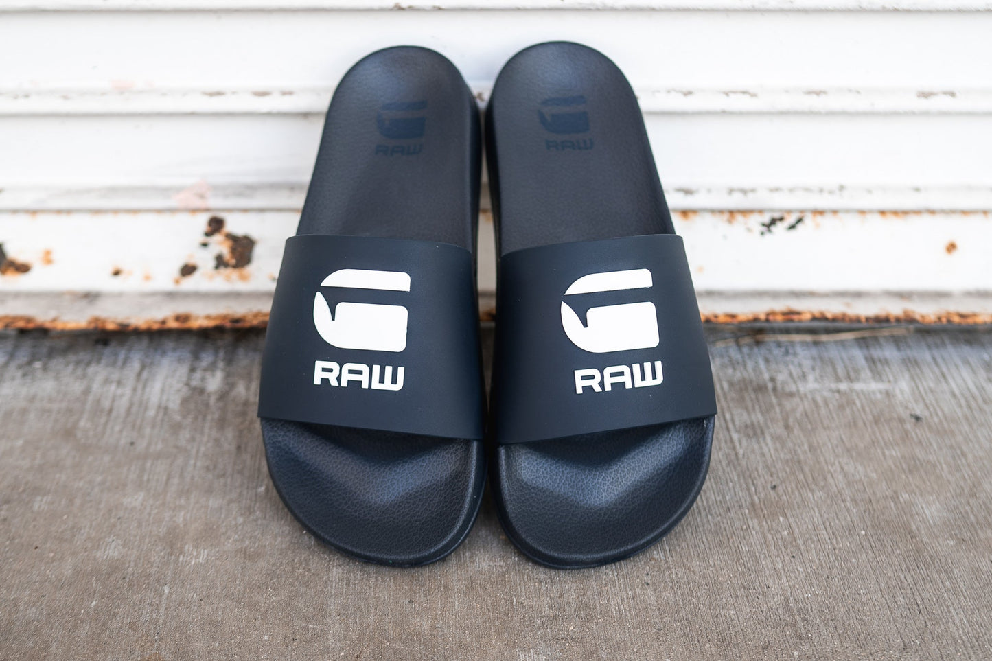 G-Star Cart 3 Slides (Navy/White)