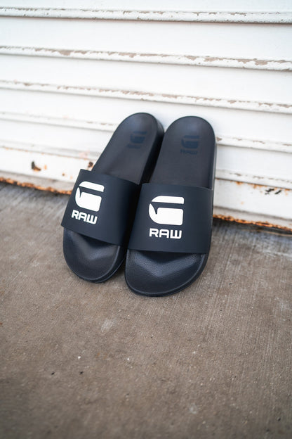 G-Star Cart 3 Slides (Navy/White)
