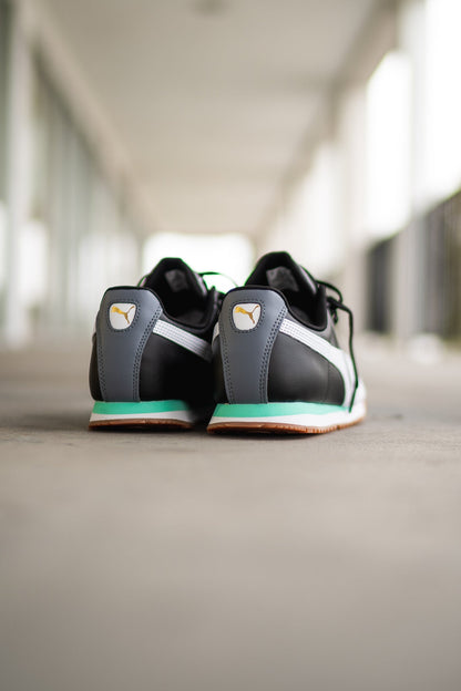 Men's Puma Roma Basic (Black/White/Mint)