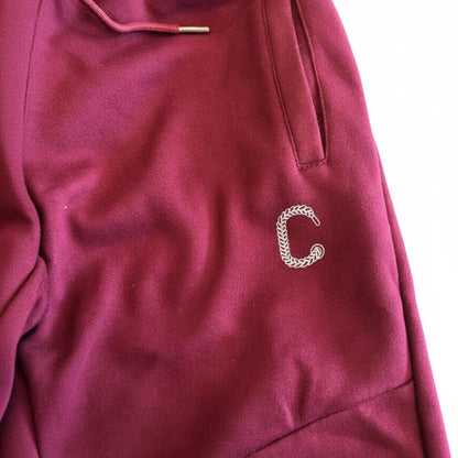 Men's The Closet Inc. Fleece Pants Burgundy