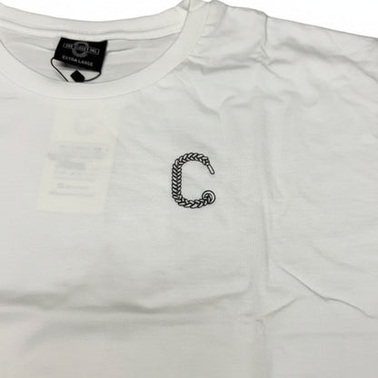 Men's The Closet Inc. Plain T-Shirt (White-Blk Logo)