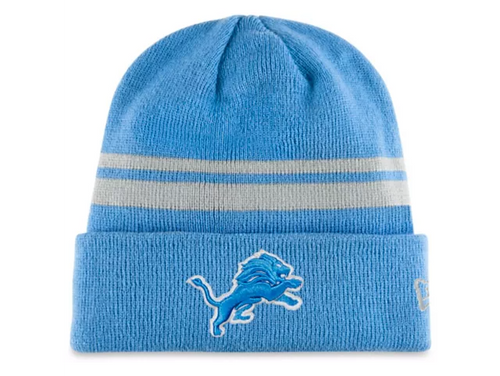 New Era Detroit Lions Cuffed Knit Beanie Hats "Unisex"