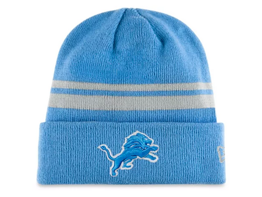 New Era Detroit Lions Cuffed Knit Beanie Hats "Unisex"