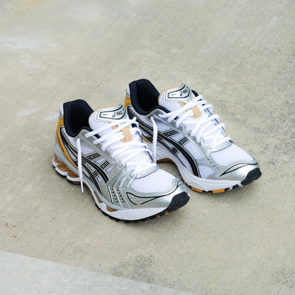 Mens Asics Gel-Kayano 14 (White/Pure Gold)