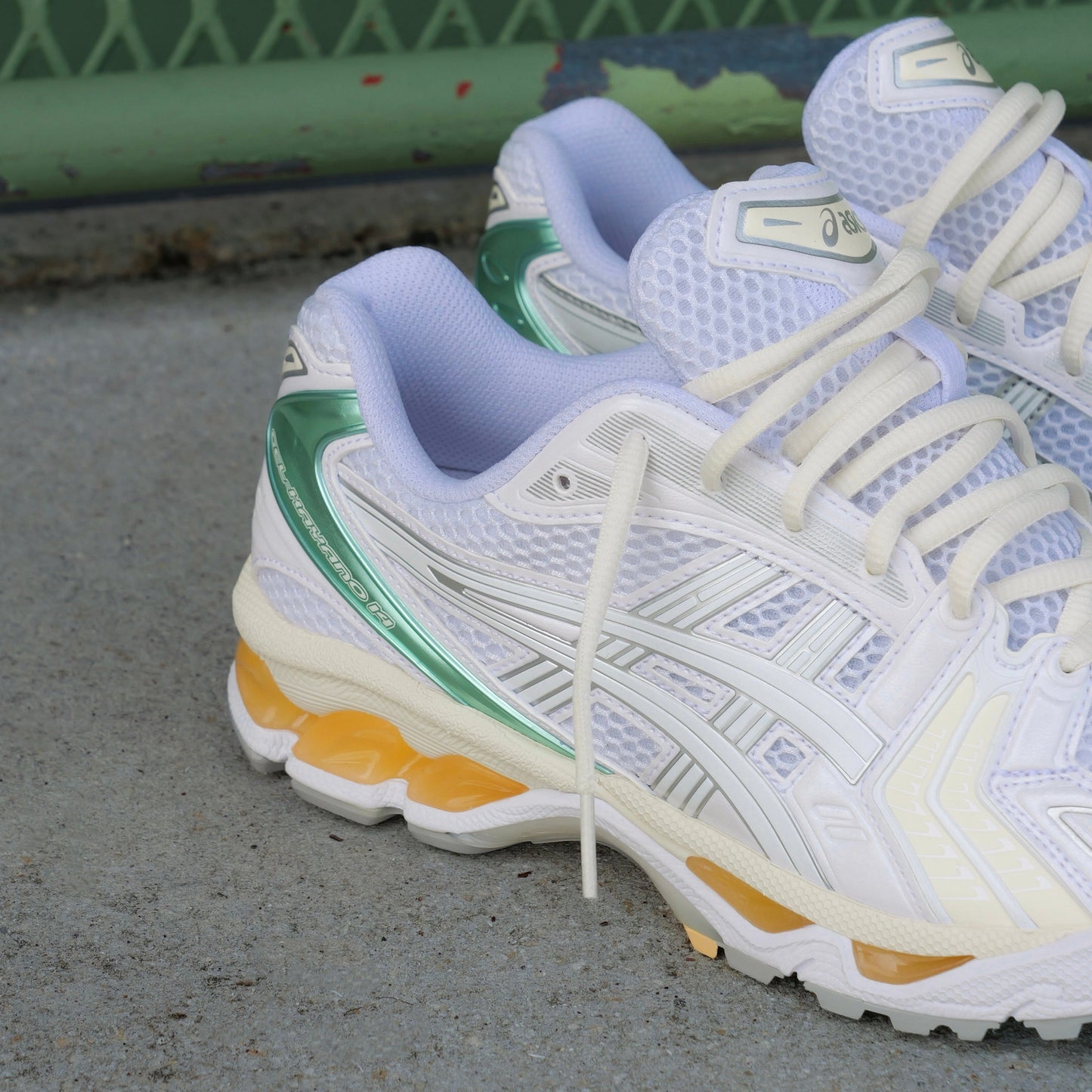Mens Asics Gel-Kayano 14 (White/White)