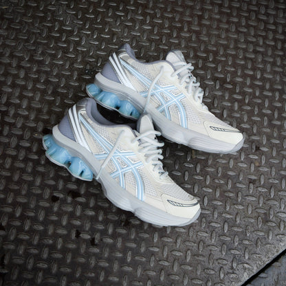 Mens Asics x EMMI Gel-Kinetic Fluent (Cream/Soft Sky)