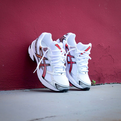 Mens Asics Gel-1130 (White/Red Snapper)