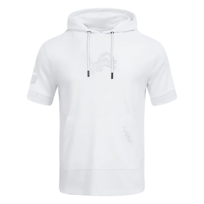 Men's Pro Standard NFL Detroit Lions White Out SS PO Hoodie