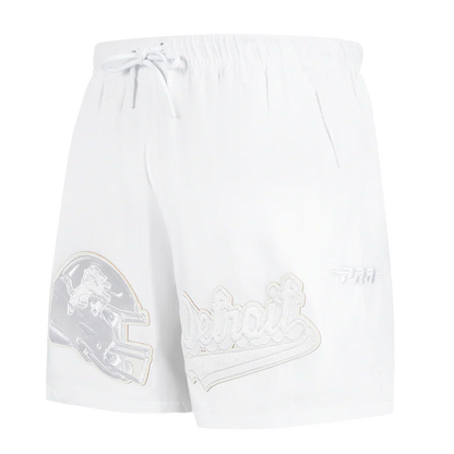 Men's Pro Standard NFL Detroit Lions White Out Woven Shorts