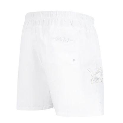 Men's Pro Standard NFL Detroit Lions White Out Woven Shorts