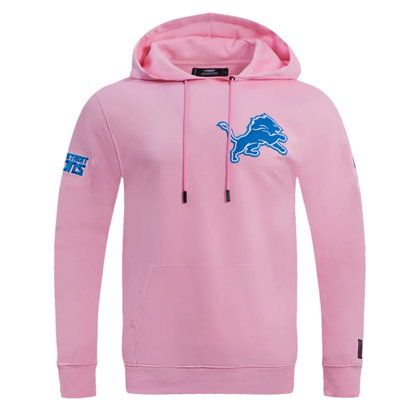 Men's/Women's Pro Standard Detroit Lions Classic Chenille NFL PO Hoodie "Pink"