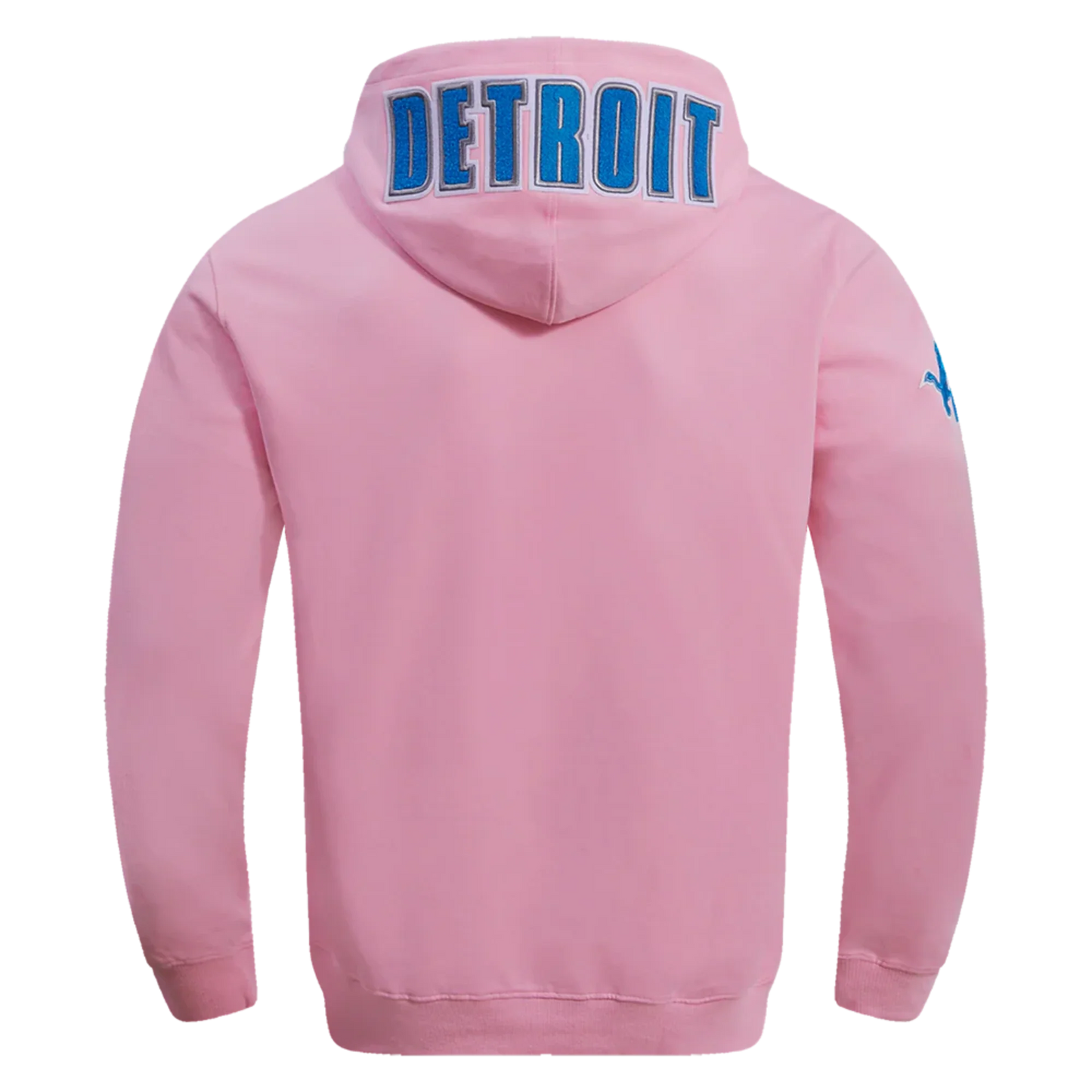 Men's/Women's Pro Standard Detroit Lions Classic Chenille NFL PO Hoodie "Pink"