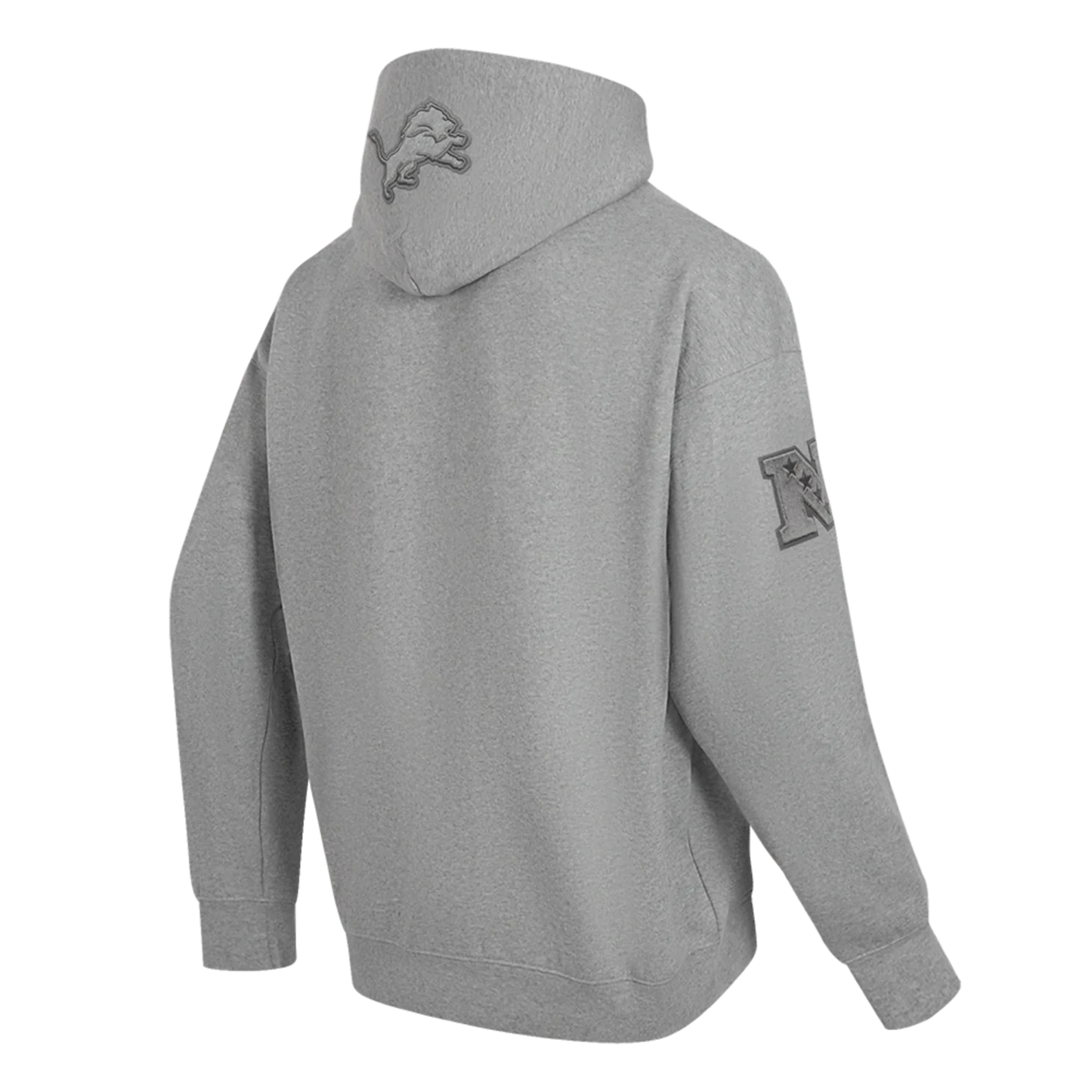 Men's Pro Standard NFL Detroit Lions Neutral Drop Shoulder PO Hoodie