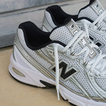 Mens New Balance 740 (White/Silver Metallic/Black) - U740NW2