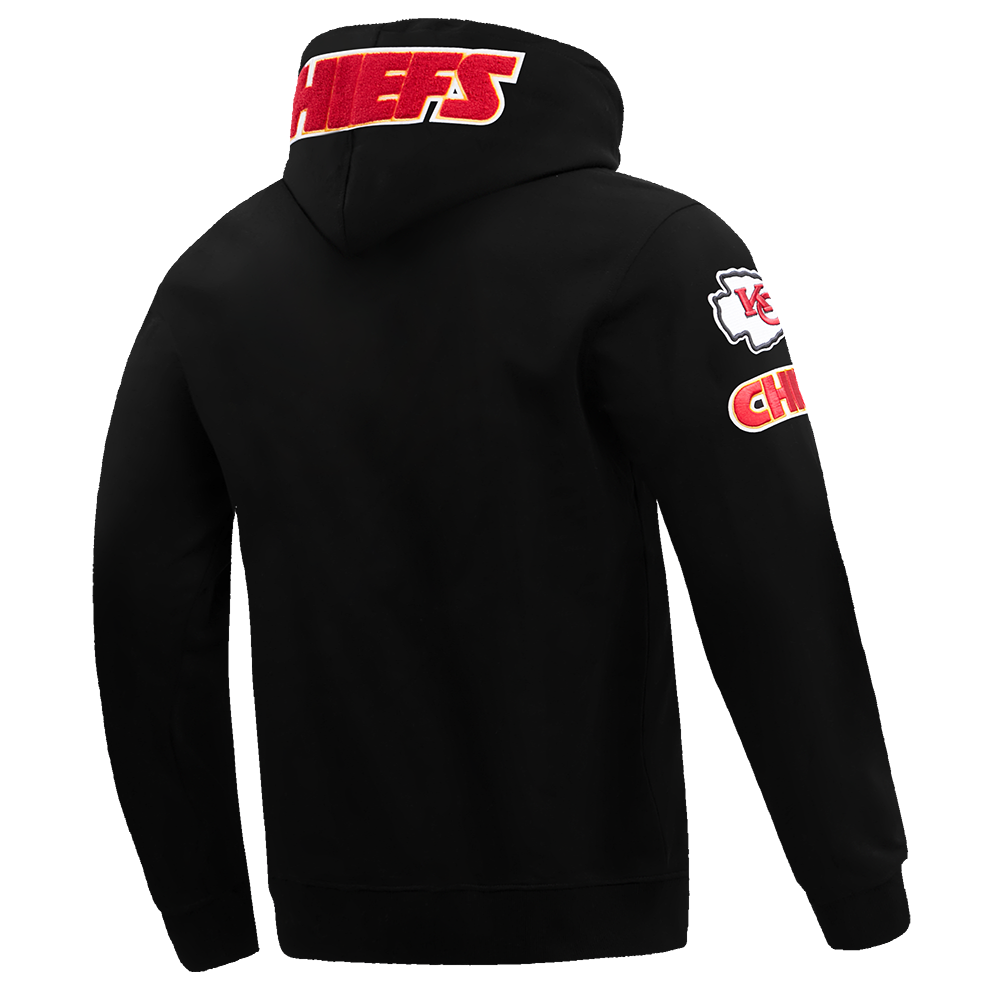 Men's Pro Standard NFL Kansas City Chiefs Classic Chenille  PO Hoodie