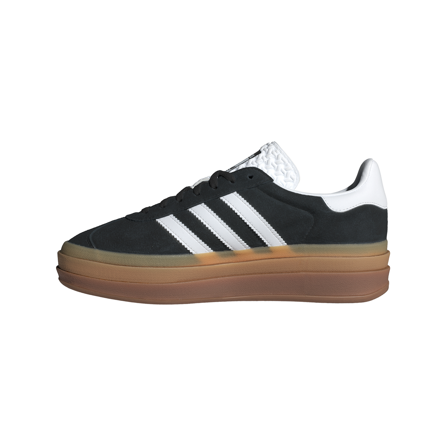 Women's Adidas Gazelle Bold "Bold Black White Gum"