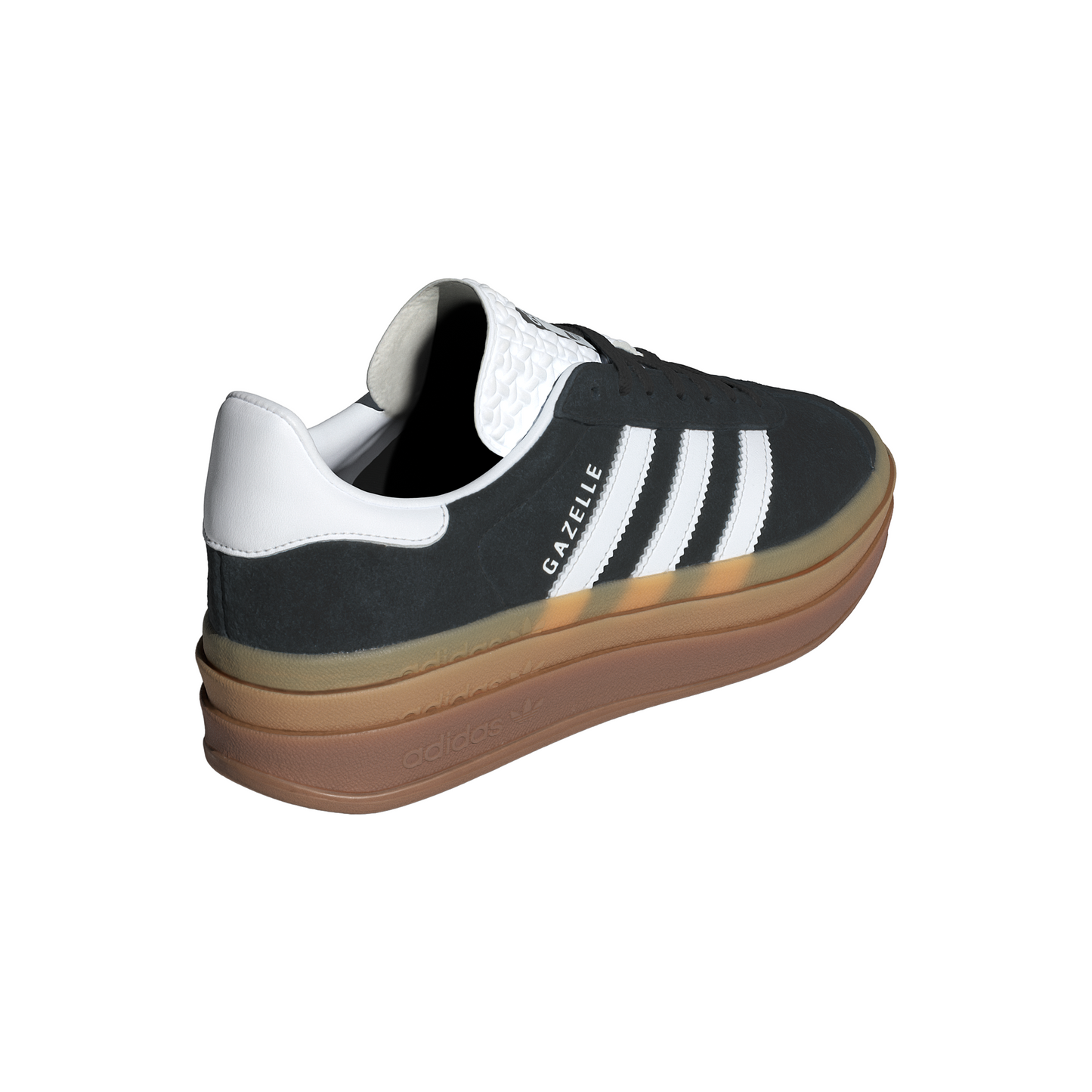 Women's Adidas Gazelle Bold "Bold Black White Gum"