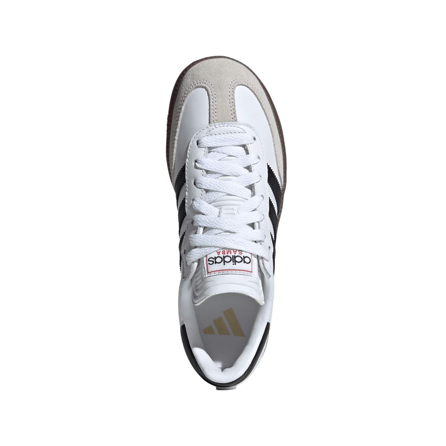 Big Kids' Adidas Samba Classic J "White Black Gum" (Unisex)