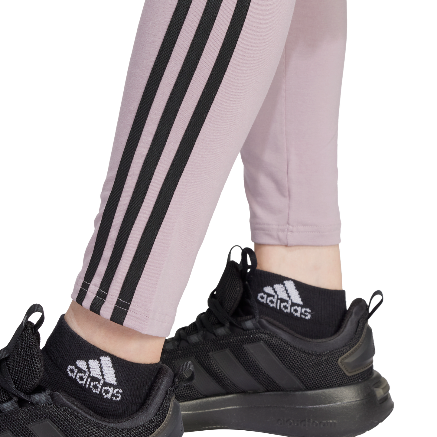 Women's Adidas Future Iconic 3-Stripes Leggings (Preloved Fig)