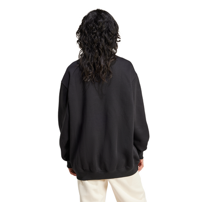 Women's Adidas Essentials Fleece Long Oversized Crew