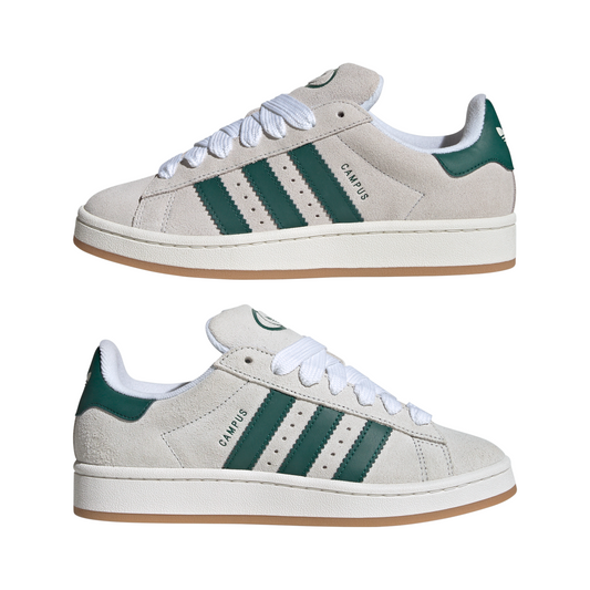 Women's Adidas Campus 00s "Crystal White Collegiate Green"
