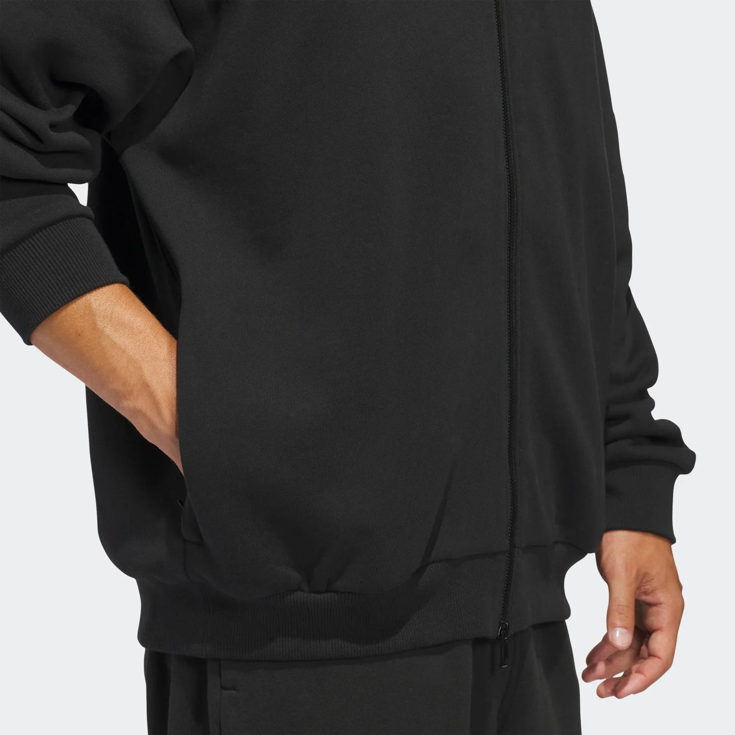 Men's Adidas Anthony Edwards Foundation Full Zip Hoody Loose Fit "Unisex"
