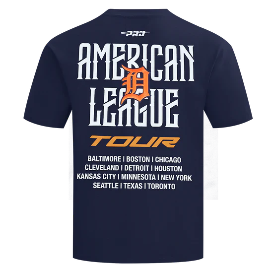 Men's Pro Standard MLB Detroit Tigers City Tour 2.0 Drop Shoulder
