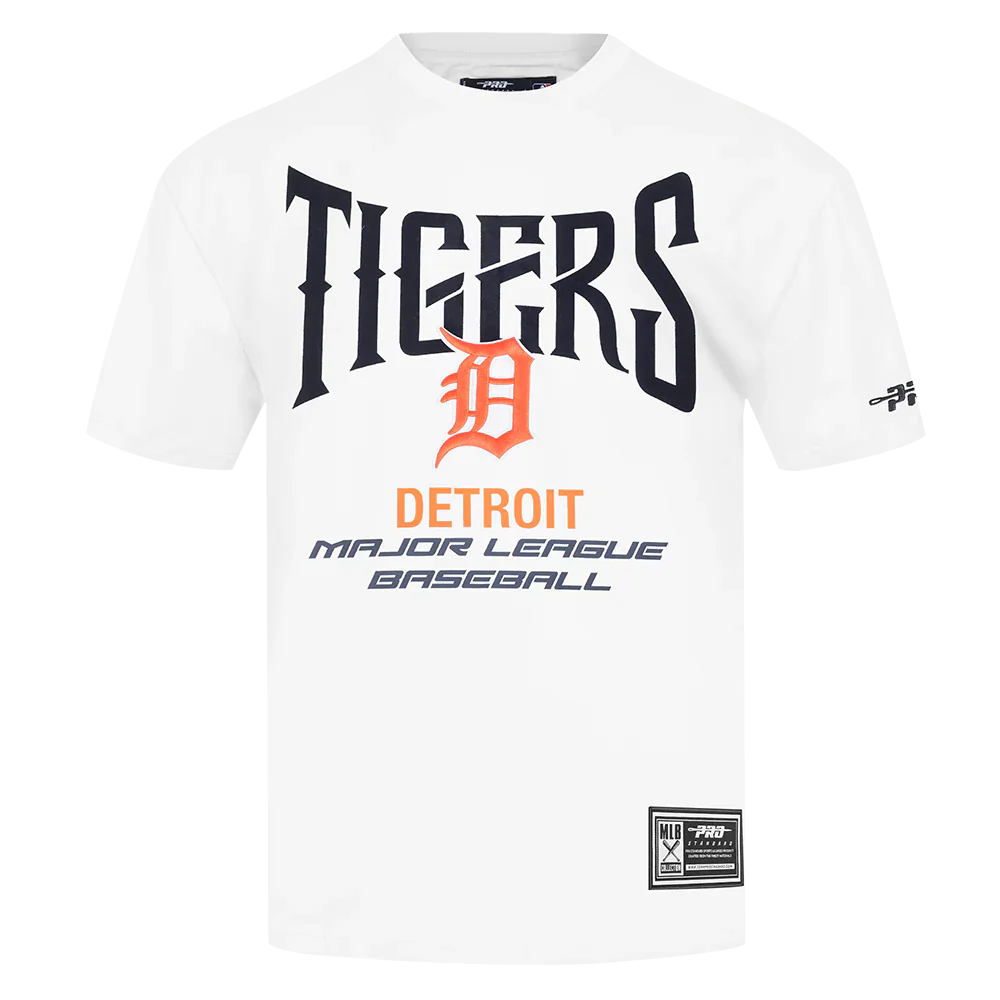 Men's Pro Standard MLB Detroit Tigers City Tour 2.0 Drop Shoulder Tee