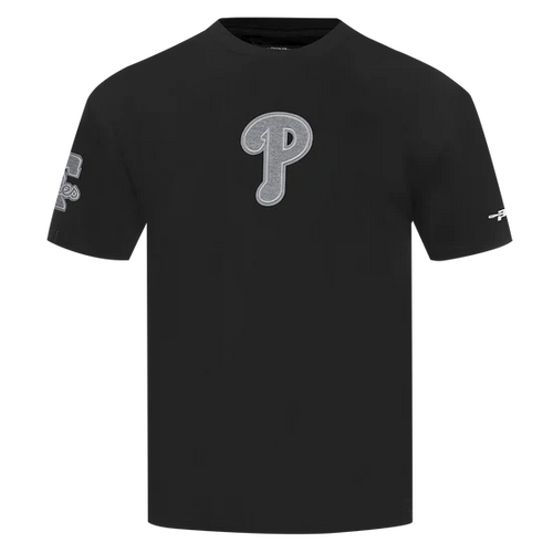 Men's Pro Standard MLB Philadelphia Phillies Reverse French Terry Cotton Jersey Drop Shoulder Tee