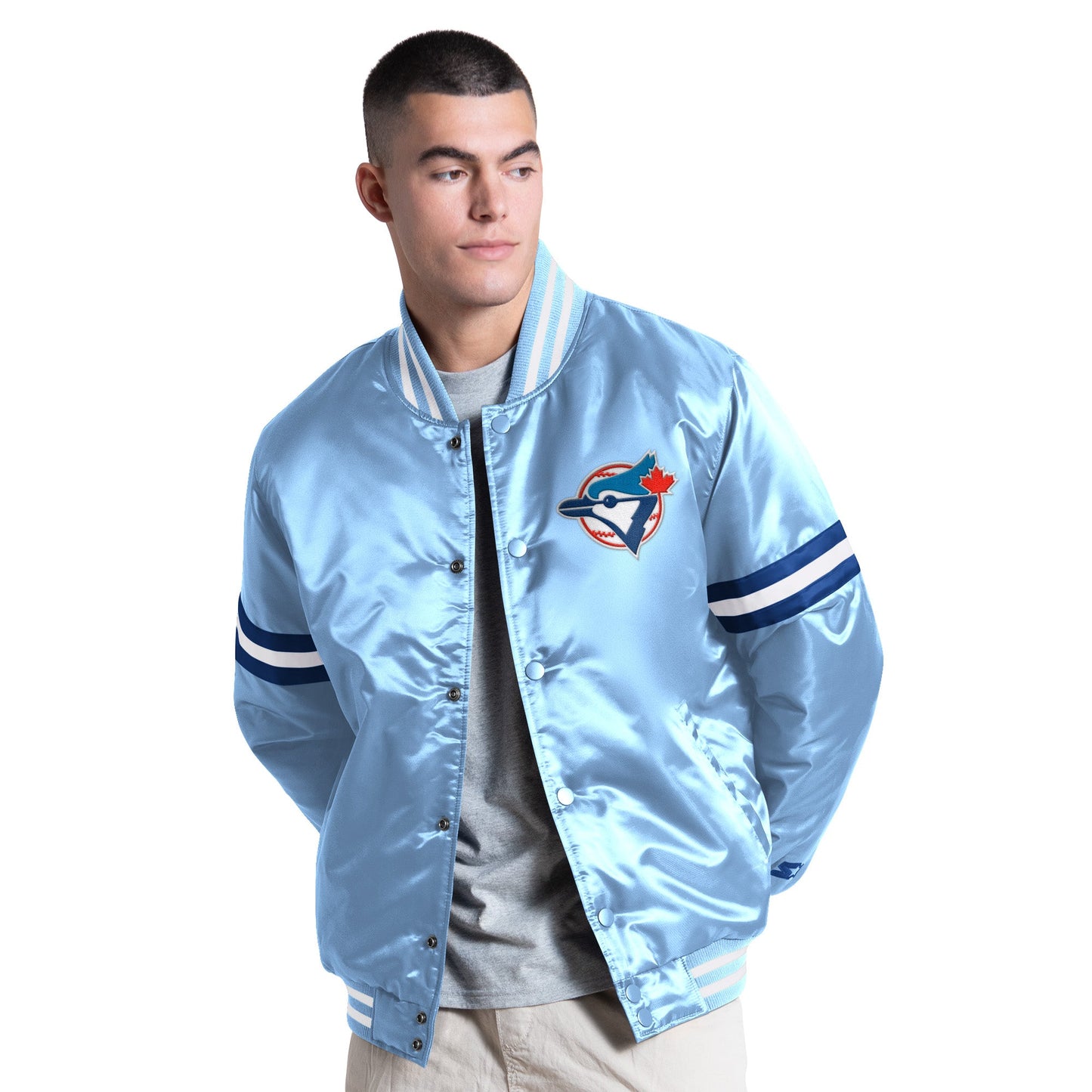 Men's Starter Toronto Blue Jays Satin Jacket