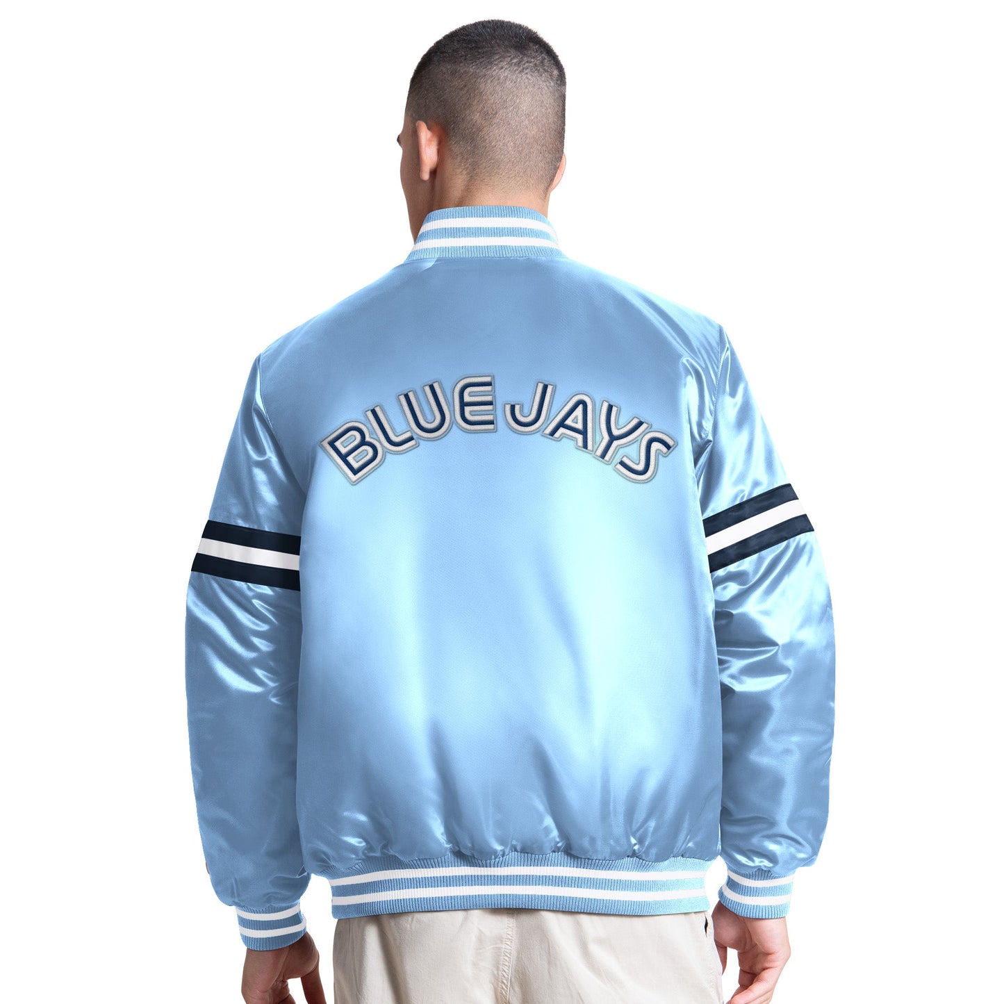 Men's Starter Toronto Blue Jays Satin Jacket
