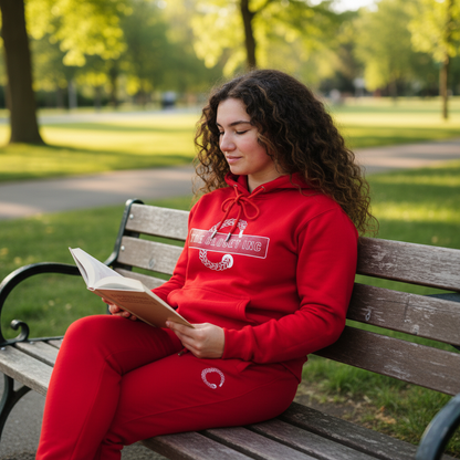 The Closet Inc Women's Fleece Pull Over “ Red